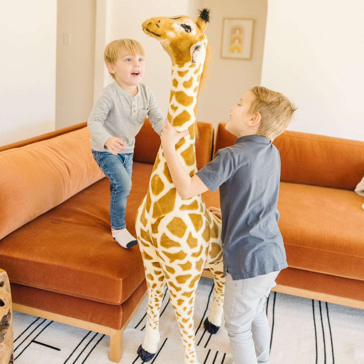 Giraffe Lifelike Plush Stuffed Animal M6