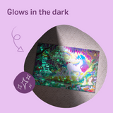 Glow-in-the-Dark Unicorn Floor Puzzle - 48 Pieces V4