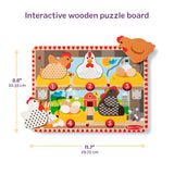 Happy Hens Push to Pop Puzzle Q1
