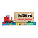Horse Carrier Wooden Vehicles Play Set Z4