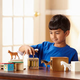 Horse Carrier Wooden Vehicles Play Set Z4