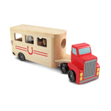 Horse Carrier Wooden Vehicles Play Set Z4