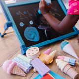Ice Cream Shop Chalk Play Set L9