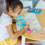 Jumbo 50-Page Kids' Coloring Pad - Horses, Hearts, Flowers, and More T2