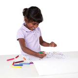 Jumbo 50-Page Kids' Coloring Pad - Horses, Hearts, Flowers, and More T2