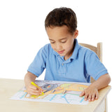 Jumbo 50-Page Kids' Coloring Pad - Space, Sharks, Sports, and More D6