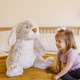 Jumbo Burrow Bunny Stuffed Plush Animal B3