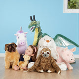 Jumbo Burrow Bunny Stuffed Plush Animal B3