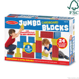 Jumbo Cardboard Blocks - 24 Pieces A2