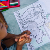 Jumbo Coloring Pad - Animals L4