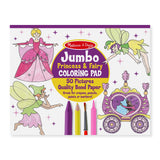 Jumbo Coloring Pad - Princess & Fairy G5