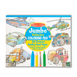 Jumbo Coloring Pad - Vehicles P6