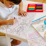 Jumbo Coloring Pad - Vehicles P6