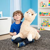 Jumbo Llama Stuffed Plush Animal D1