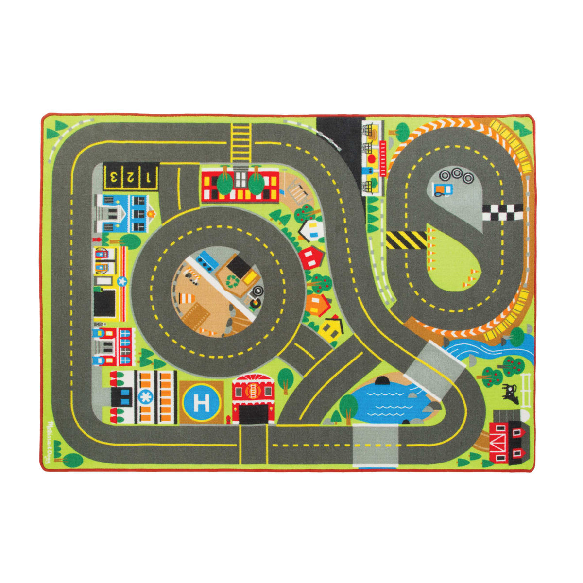 Jumbo Roadway Activity Rug N2
