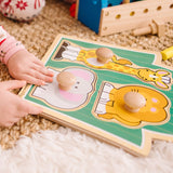 Jungle Friends Jumbo Knob Puzzle - 3 Pieces I7
