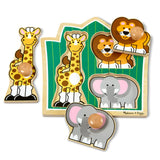 Jungle Friends Jumbo Knob Puzzle - 3 Pieces K6