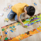 Land of Dinosaurs Floor Puzzle - 48 Pieces W7