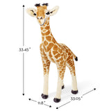 Lifelike Plush Baby Giraffe E6