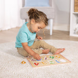 Lift & See Numbers Peg Puzzle - 10 Pieces F2