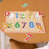 Lift & See Numbers Peg Puzzle - 10 Pieces F2