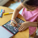Magic Velvet Butterfly Scenes - On the Go Travel Activity E1