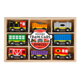 Magnetic Wooden Train Cars H9