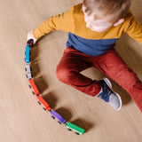 Magnetic Wooden Train Cars H9
