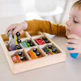 Magnetic Wooden Train Cars H9