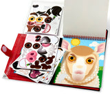 Make-a-Face – Farm Reusable Sticker Pad – On the Go Travel Activity U0