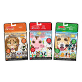 Make-A-Face Reusable Sticker Pad 3-Pack: Safari, Farm, Pets H8