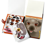 Make-a-Face – Safari Reusable Sticker Pad – On the Go Travel Activity T8