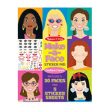 Make-a-Face Sticker Pad - Fashion Faces F9