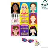 Make-a-Face Sticker Pad - Fashion Faces F9