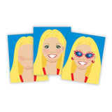 Make-a-Face Sticker Pad - Fashion Faces F9