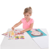 Make-a-Face Sticker Pad - Fashion Faces F9