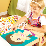 Make-a-Face Sticker Pad - Fashion Faces F9