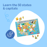Map Floor Puzzle - 51 Pieces R8