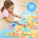 Map Floor Puzzle - 51 Pieces R8