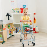 Metal Grocery Shopping Cart Toy L4