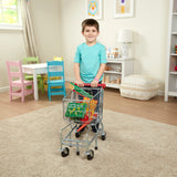 Metal Grocery Shopping Cart Toy L4