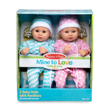 Mine to Love Twins Luke & Lucy Dolls H8