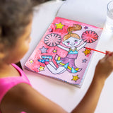 My First Paint With Water Kids' Art Pad With Paintbrush - Cheerleaders, Flowers, Fairies, and More I4