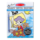 My First Paint With Water Kids' Art Pad With Paintbrush - Pirates, Space, Construction, and More W4