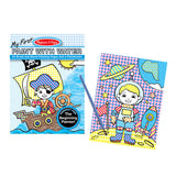 My First Paint With Water Kids' Art Pad With Paintbrush - Pirates, Space, Construction, and More W4