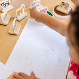 My First Wooden Stamp Set - Farm Animals C3