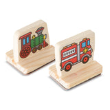 My First Wooden Stamp Set - Vehicles Z8