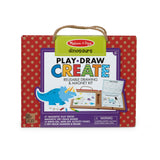 Natural Play: Play, Draw, Create Reusable Drawing & Magnet Kit – Dinosaurs T0
