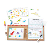 Natural Play: Play, Draw, Create Reusable Drawing & Magnet Kit – Dinosaurs T0