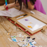 Natural Play: Play, Draw, Create Reusable Drawing & Magnet Kit – Dinosaurs T0